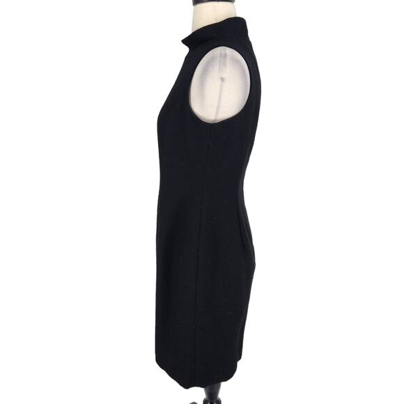 Vintage 90s Laundry by Shelli Segal Wool Sheath Dress Size 6 - Picture 3 of 8